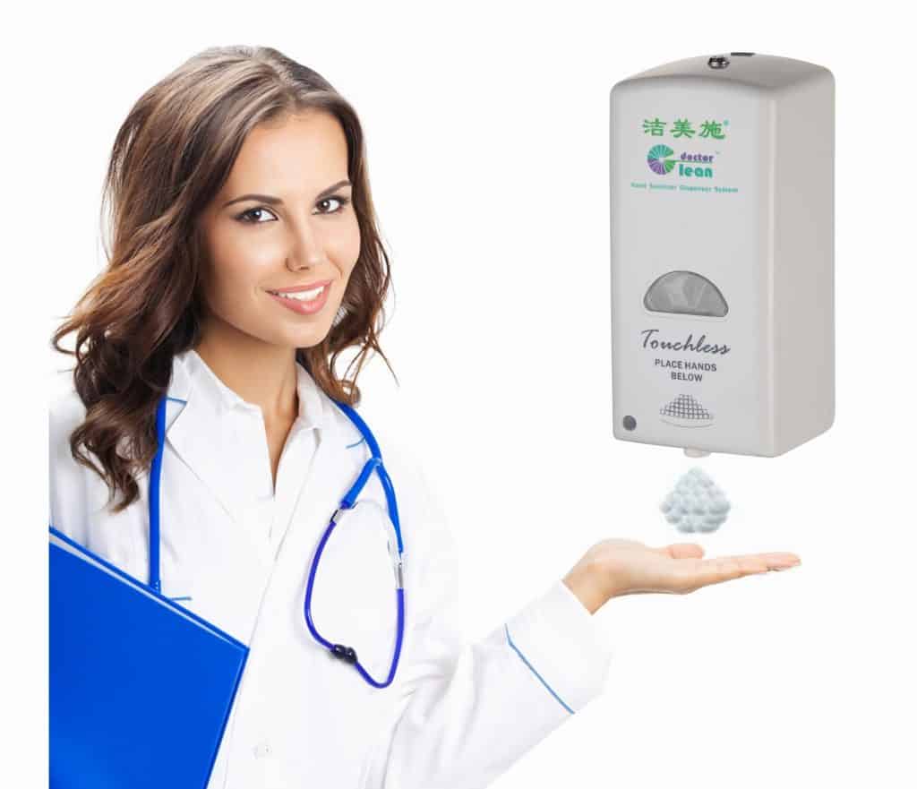 touchless foam dispenser, sanitizer dispenser