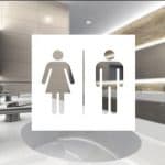 Washroom in shopping centre